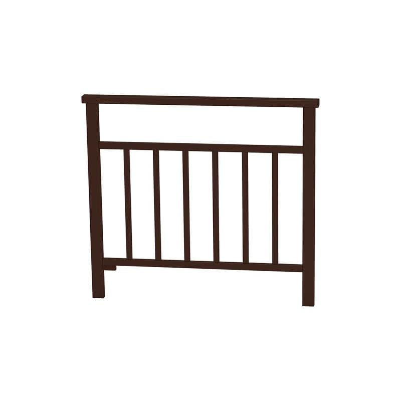 Cityscape Direct Venice Railing 1000mm / Vertical Bars / Brown (RAL 8017)