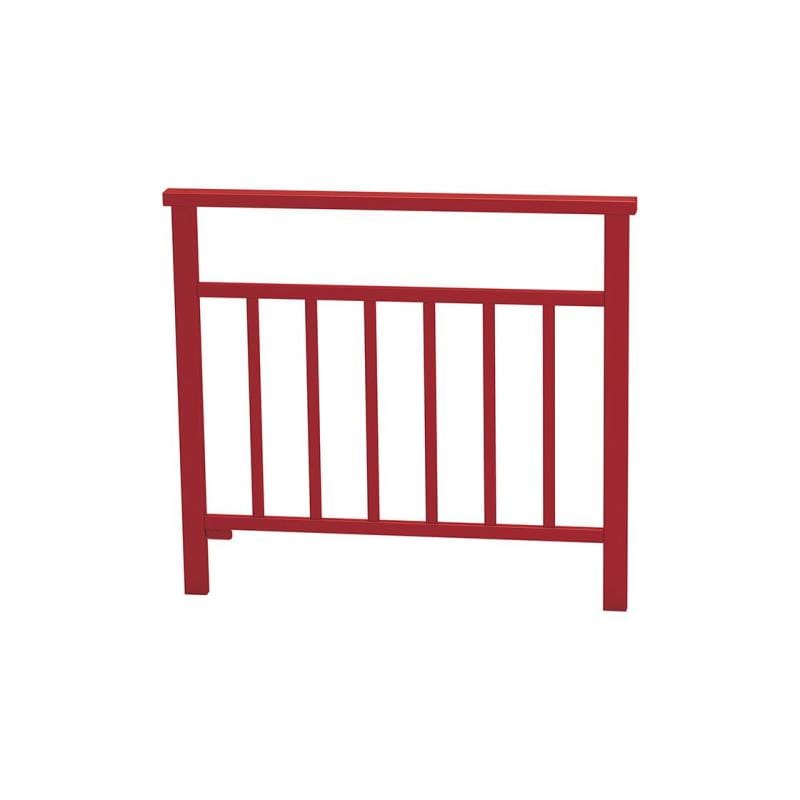 Cityscape Direct Venice Railing 1000mm / Vertical Bars / Burgundy (RAL 3004)