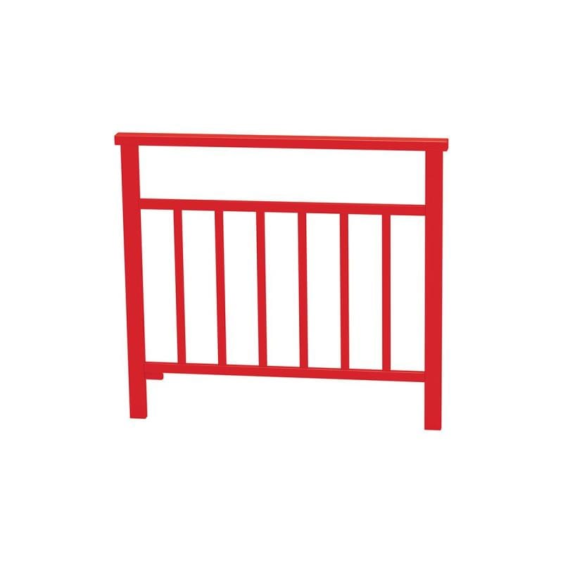 Cityscape Direct Venice Railing 1000mm / Vertical Bars / Red (RAL 3020)
