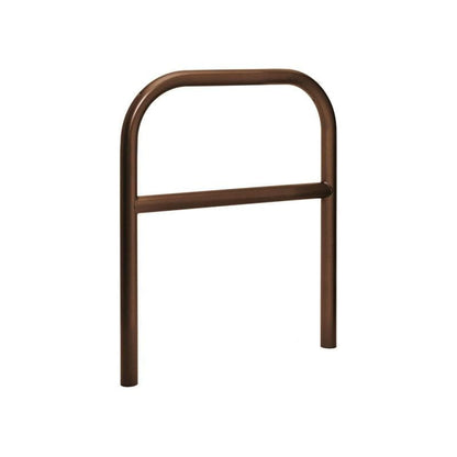 Cityscape Direct Hoop Reinforced Railing 1000mm / Zinc Primed and Painted / Brown (RAL 8017)