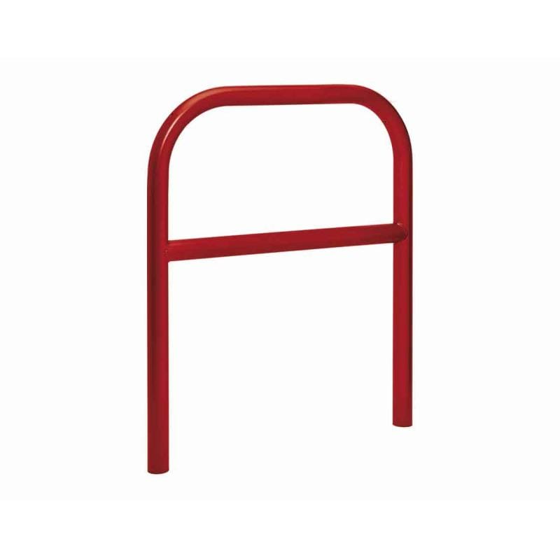 Cityscape Direct Hoop Reinforced Railing 1000mm / Zinc Primed and Painted / Burgundy (RAL 3004)