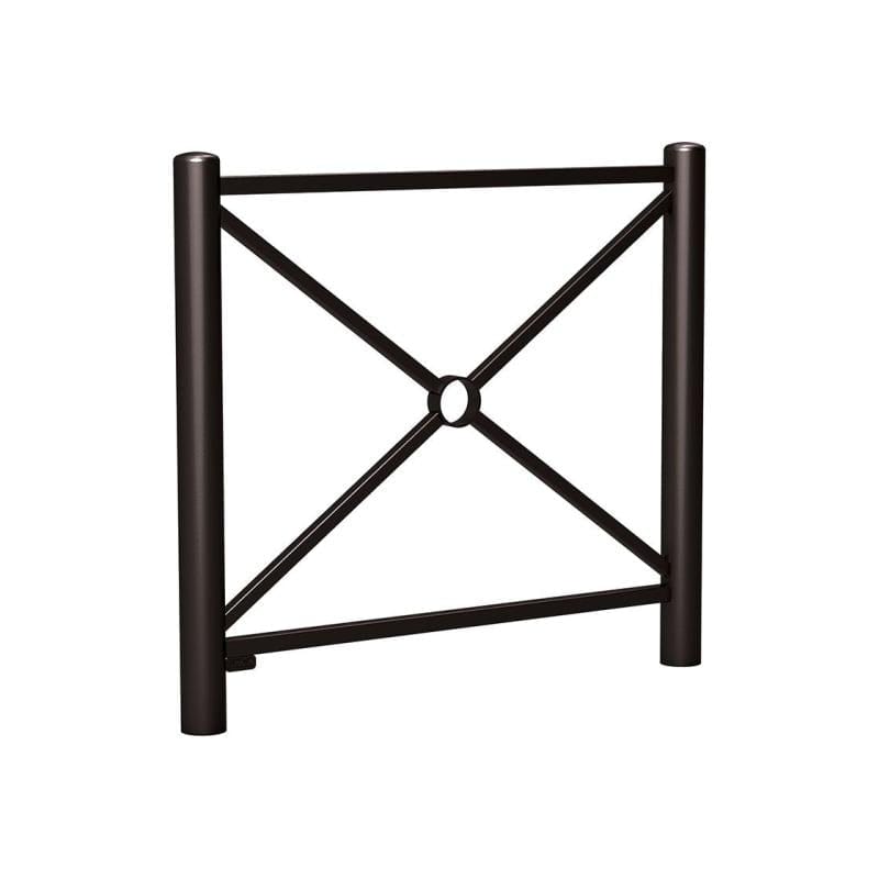 Cityscape Direct Dome Top Railing 1072mm / Black (RAL 9005)