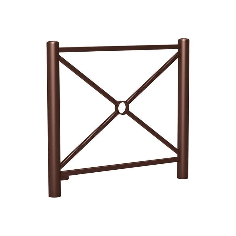 Cityscape Direct Dome Top Railing 1072mm / Brown (RAL 8017)