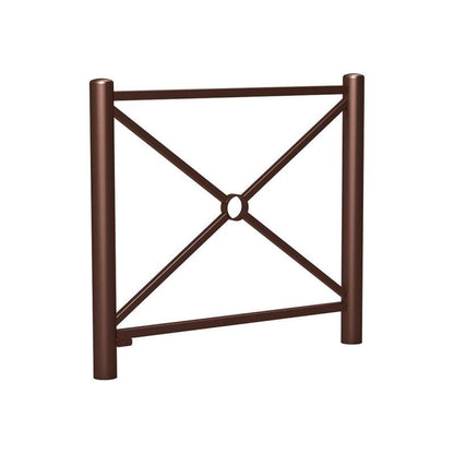 Cityscape Direct Dome Top Railing 1072mm / Brown (RAL 8017)