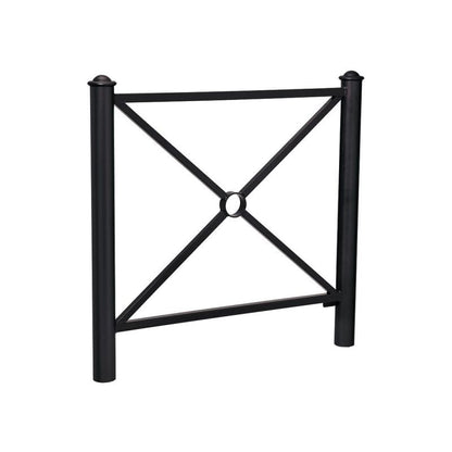 Cityscape Direct Province Agora Railing 1072mm / Cross / Black (RAL 9005)