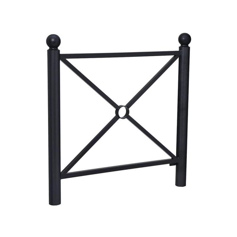 Cityscape Direct Province Sphere Railing 1072mm / Cross / Black (RAL 9005)
