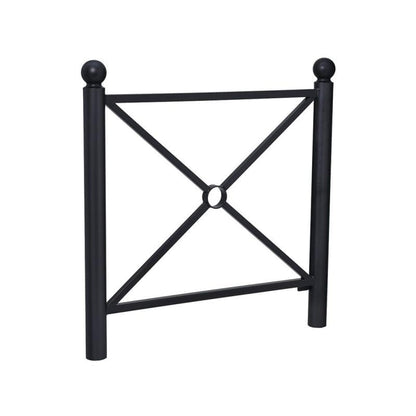 Cityscape Direct Province Sphere Railing 1072mm / Cross / Black (RAL 9005)