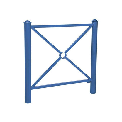 Cityscape Direct Province Agora Railing 1072mm / Cross / Blue (RAL 5010)