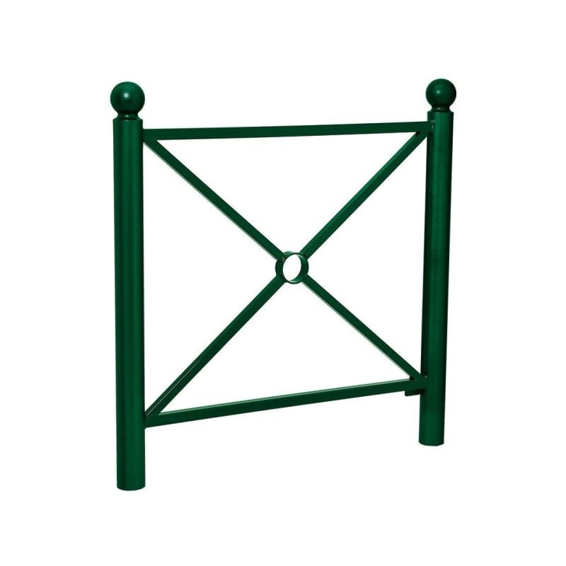 Cityscape Direct Province Sphere Railing 1072mm / Cross / Green (RAL 6005)