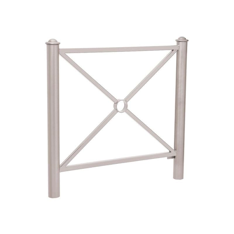 Cityscape Direct Province Agora Railing 1072mm / Cross / Light Grey (RAL 7044)