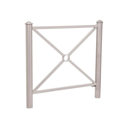 Cityscape Direct Province Agora Railing 1072mm / Cross / Light Grey (RAL 7044)