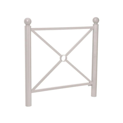 Cityscape Direct Province Sphere Railing 1072mm / Cross / Light Grey (RAL 7044)