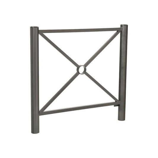 Diagonal Cross Railing Railings for Town Centres – Cityscape Direct