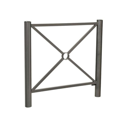 Cityscape Direct Province Brushed Steel Railing 1072mm / Cross / Procity Grey