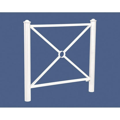 Cityscape Direct Province Agora Railing 1072mm / Cross / White (RAL 9010)
