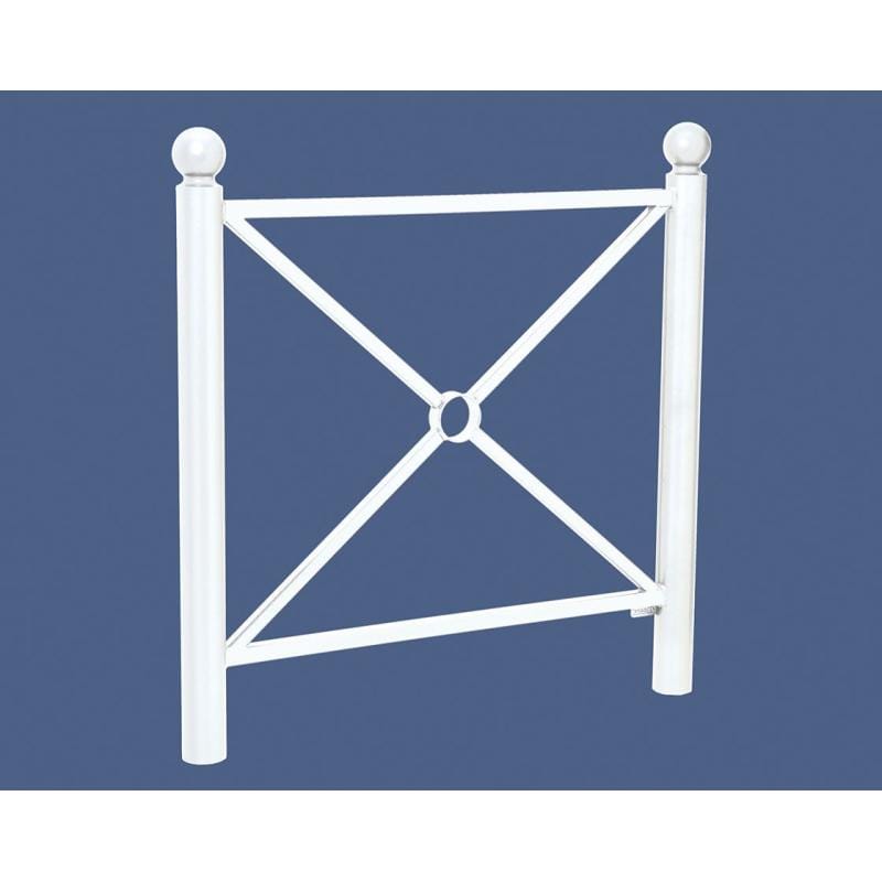 Cityscape Direct Province Sphere Railing 1072mm / Cross / White (RAL 9010)