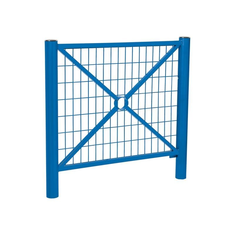 Cityscape Direct Province Brushed Steel Railing 1072mm / Mesh / Blue (RAL 5010)