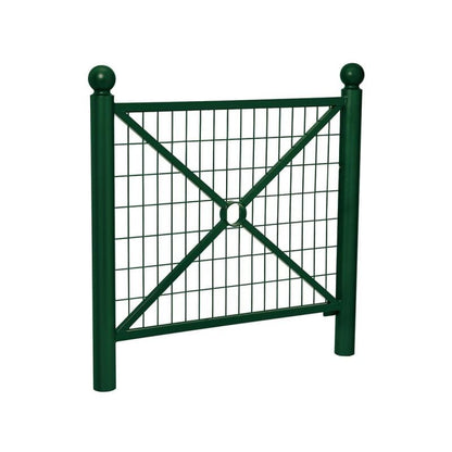 Cityscape Direct Province Sphere Railing 1072mm / Mesh / Green (RAL 6005)