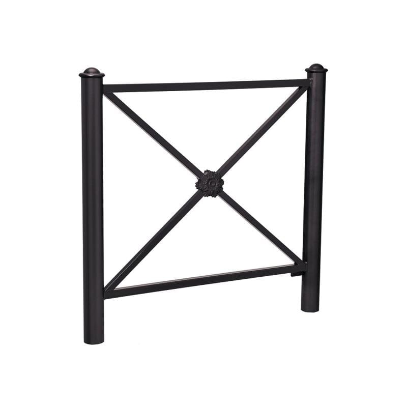 Cityscape Direct Province Agora Railing 1072mm / Rosette / Black (RAL 9005)
