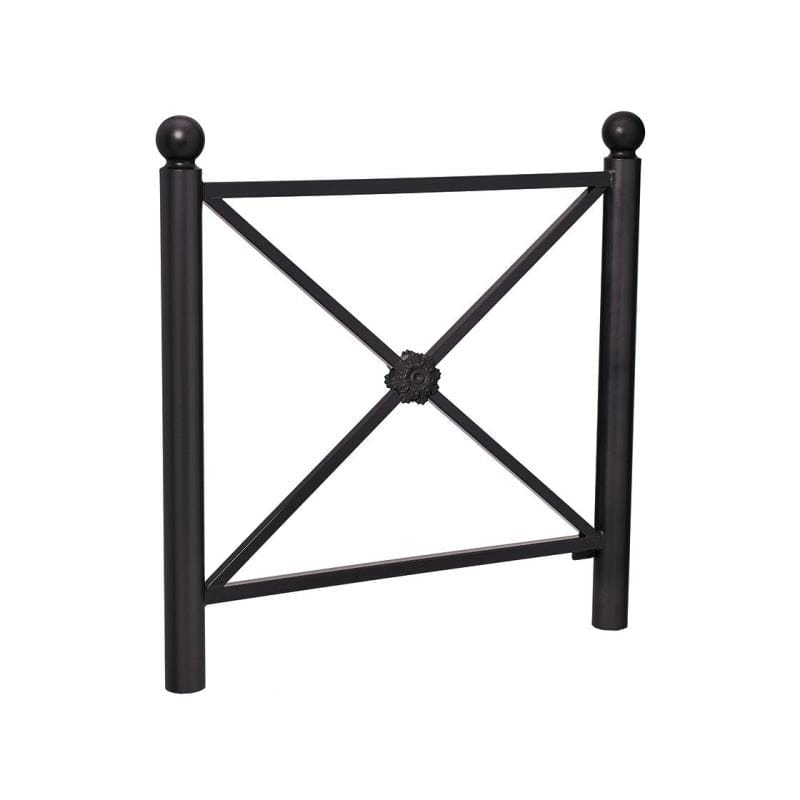 Cityscape Direct Province Sphere Railing 1072mm / Rosette / Black (RAL 9005)