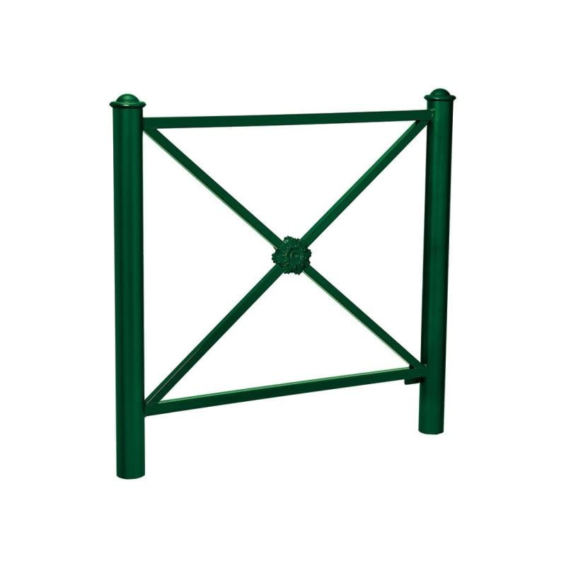 Cityscape Direct Province Agora Railing 1072mm / Rosette / Green (RAL 6005)
