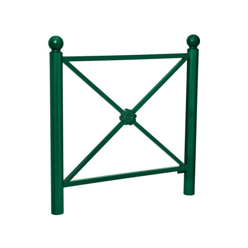 Cityscape Direct Province Sphere Railing 1072mm / Rosette / Green (RAL 6005)