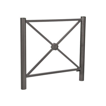 Cityscape Direct Province Brushed Steel Railing 1072mm / Rosette / Procity Grey