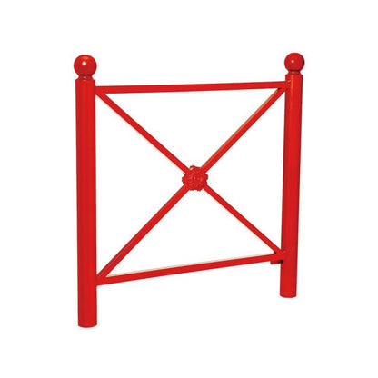 Cityscape Direct Province Sphere Railing 1072mm / Rosette / Red (RAL 3020)