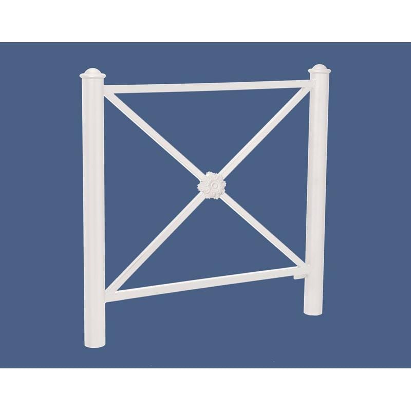 Cityscape Direct Province Agora Railing 1072mm / Rosette / White (RAL 9010)