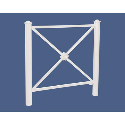 Cityscape Direct Province Agora Railing 1072mm / Rosette / White (RAL 9010)