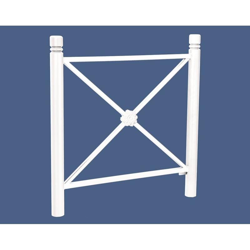 Cityscape Direct Province City Railing 1072mm / Rosette / White (RAL 9010)