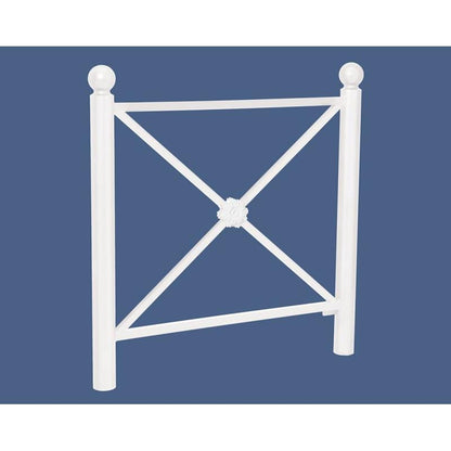 Cityscape Direct Province Sphere Railing 1072mm / Rosette / White (RAL 9010)