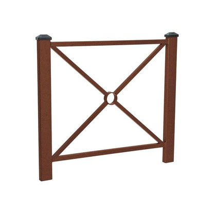 Cityscape Direct Pagoda Railing 1080mm / Brown (RAL 8017)