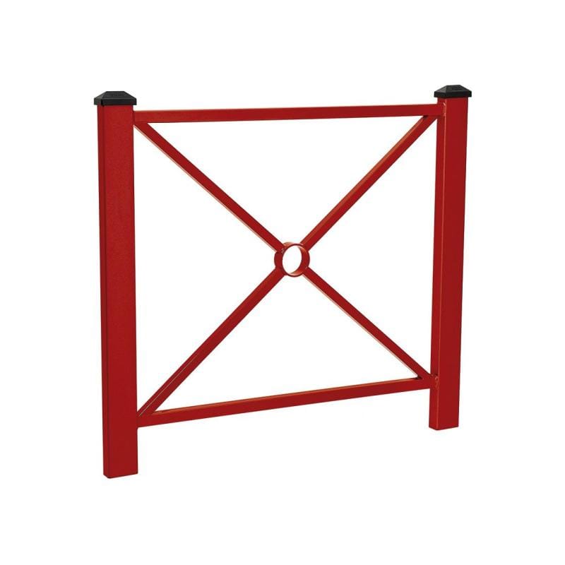 Cityscape Direct Pagoda Railing 1080mm / Burgundy (RAL 3004)