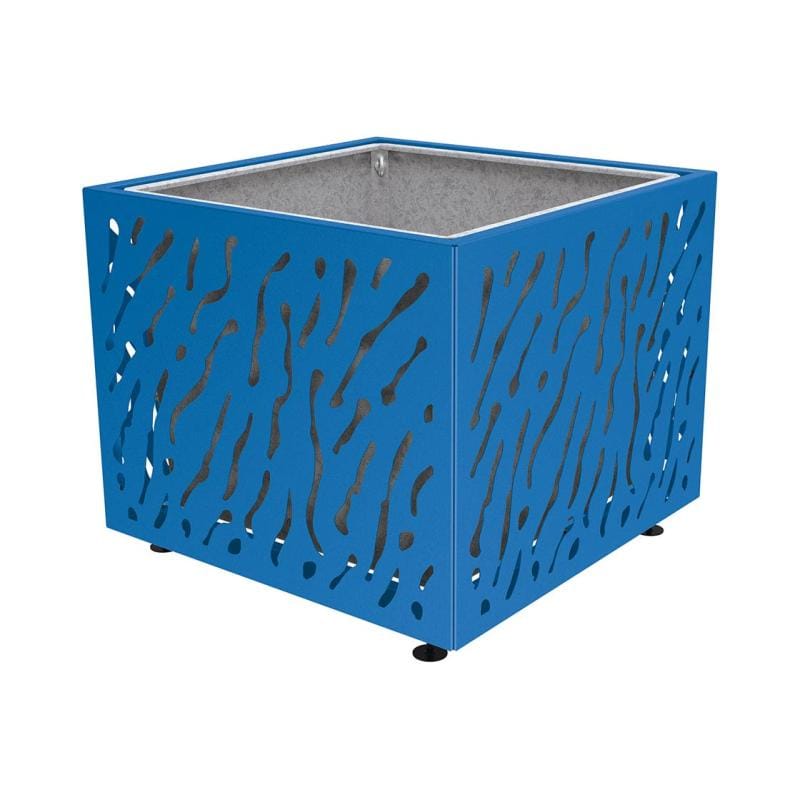 Cityscape Direct Venice Planter 1145 x 1145 x 960mm high / Blue (RAL 5010) / With inserts for use with lifting rings