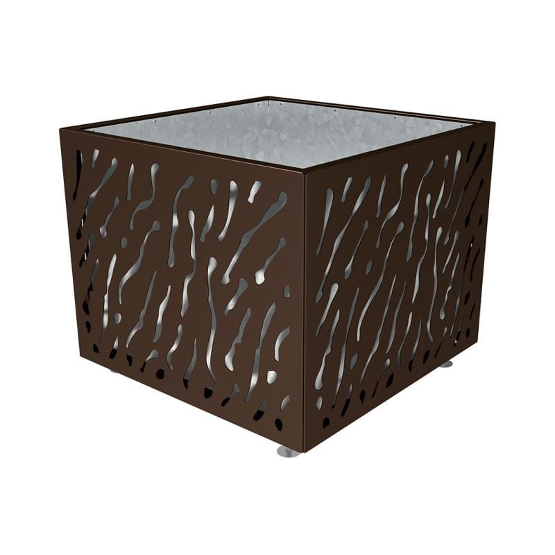 Cityscape Direct Venice Planter 1145 x 1145 x 960mm high / Brown (RAL 8017) / Galvanised steel