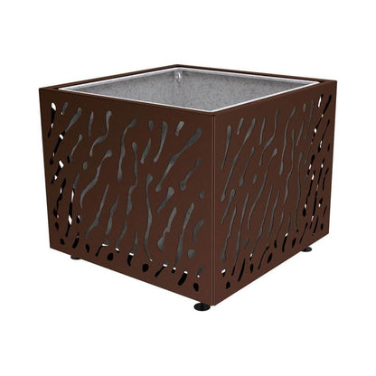 Cityscape Direct Venice Planter 1145 x 1145 x 960mm high / Brown (RAL 8017) / With inserts for use with lifting rings