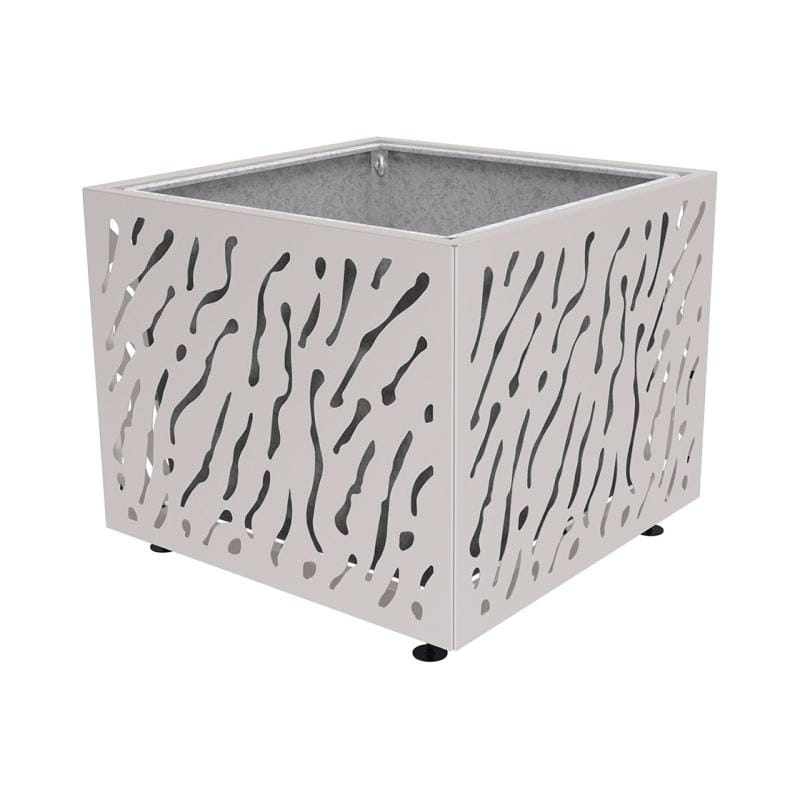 Cityscape Direct Venice Planter 1145 x 1145 x 960mm high / Light Grey (RAL 7044) / With inserts for use with lifting rings