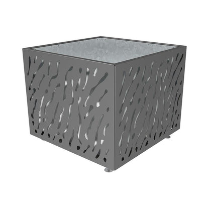 Cityscape Direct Venice Planter 1145 x 1145 x 960mm high / Procity Grey / Galvanised steel