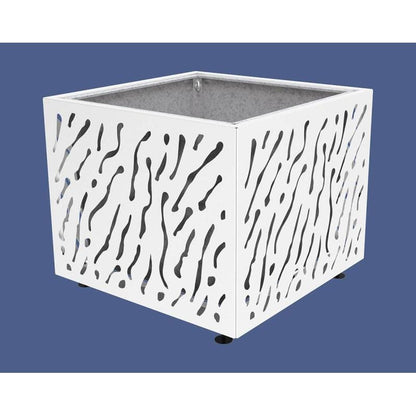 Cityscape Direct Venice Planter 1145 x 1145 x 960mm high / White (RAL 9010) / With inserts for use with lifting rings