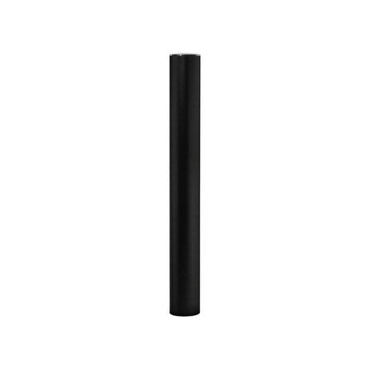 Cityscape Direct Province Brushed Steel Bollard 114mm diameter / Black (RAL (9005) / Standard (10mm)
