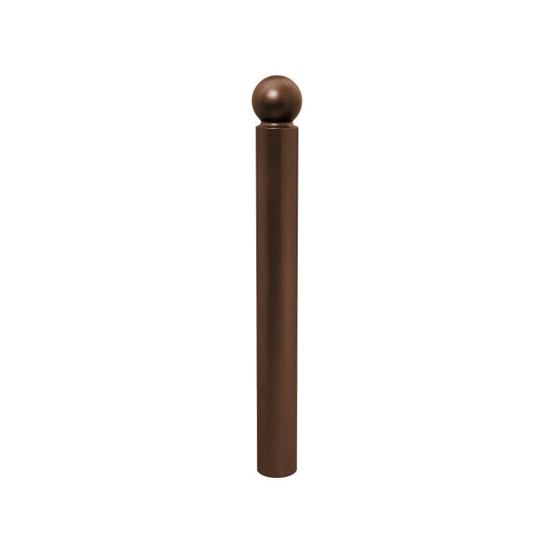 Cityscape Direct Province Sphere Bollard 114mm diameter / Brown (RAL 8017)