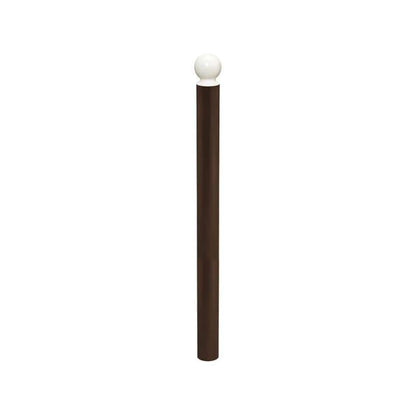 Cityscape Direct Province Sphere 'High Visibility' Bollard 114mm diameter / Brown (RAL 8017)