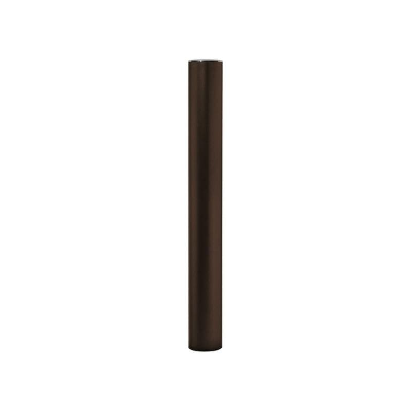 Cityscape Direct Province Brushed Steel Bollard 114mm diameter / Brown (RAL 8017) / Standard (10mm)