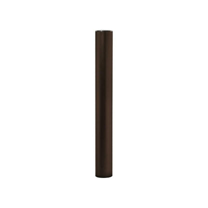 Cityscape Direct Province Brushed Steel Bollard 114mm diameter / Brown (RAL 8017) / Standard (10mm)