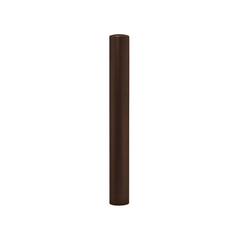 Cityscape Direct Dome Top Steel Bollard 114mm diameter / Brown (RAL 8017) / Zinc Primed and Painted