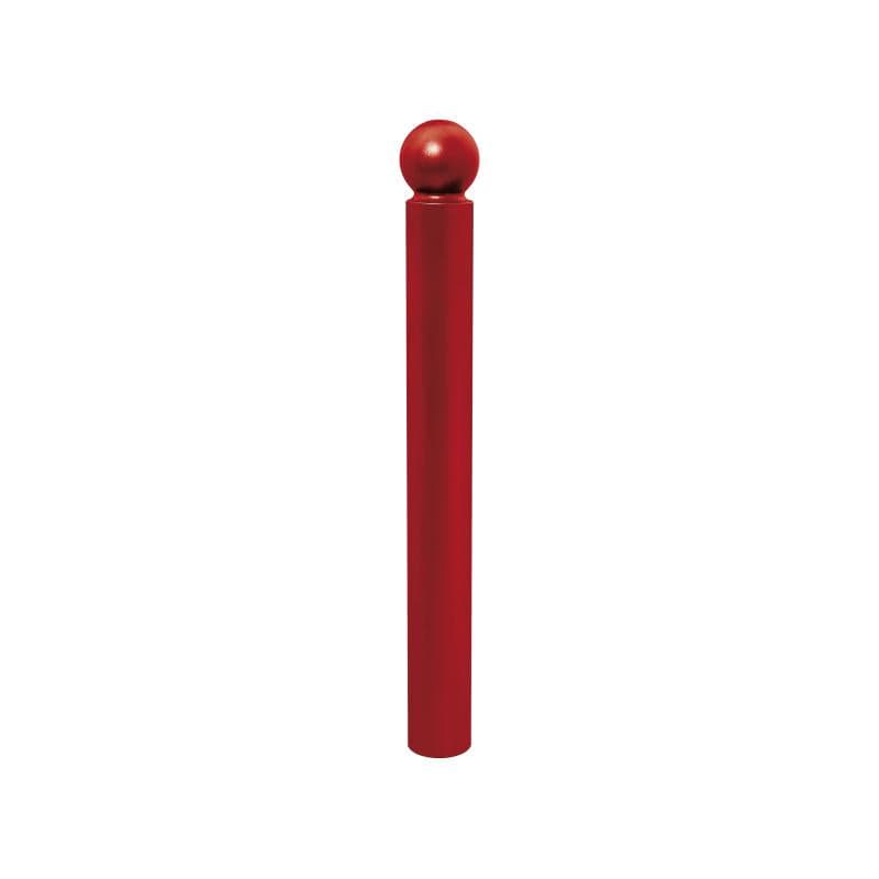 Cityscape Direct Province Sphere Bollard 114mm diameter / Burgundy (RAL 3004)