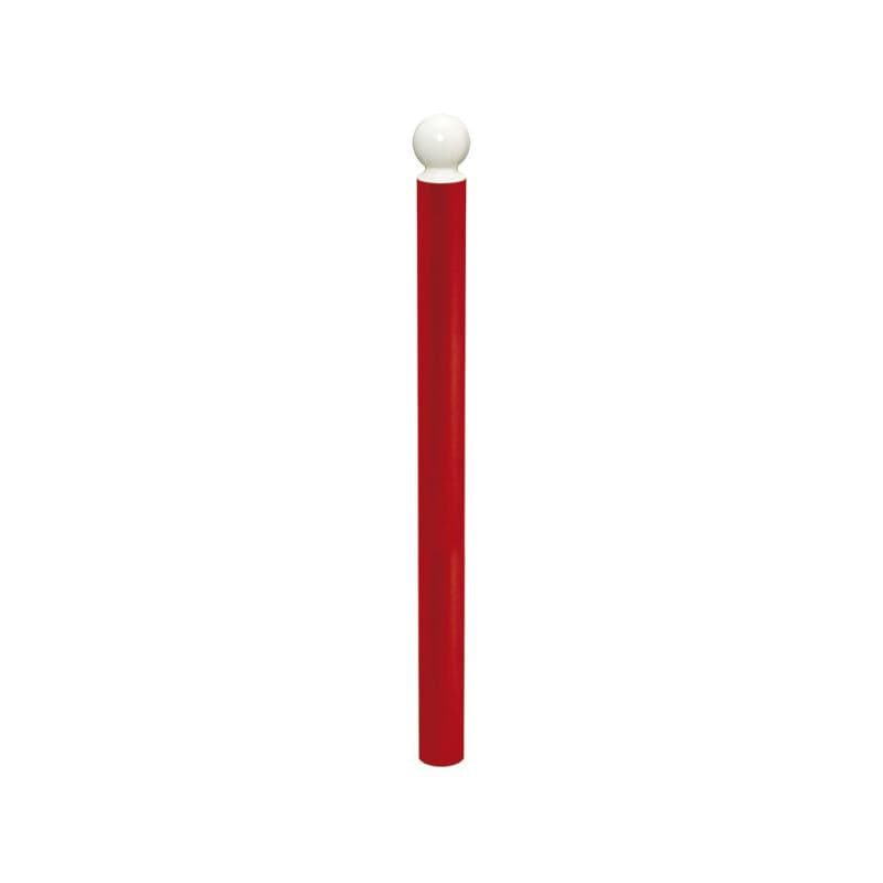 Cityscape Direct Province Sphere 'High Visibility' Bollard 114mm diameter / Burgundy (RAL 3004)