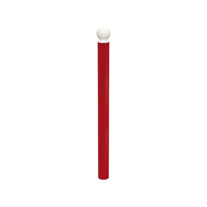 Cityscape Direct Province Sphere 'High Visibility' Bollard 114mm diameter / Burgundy (RAL 3004)