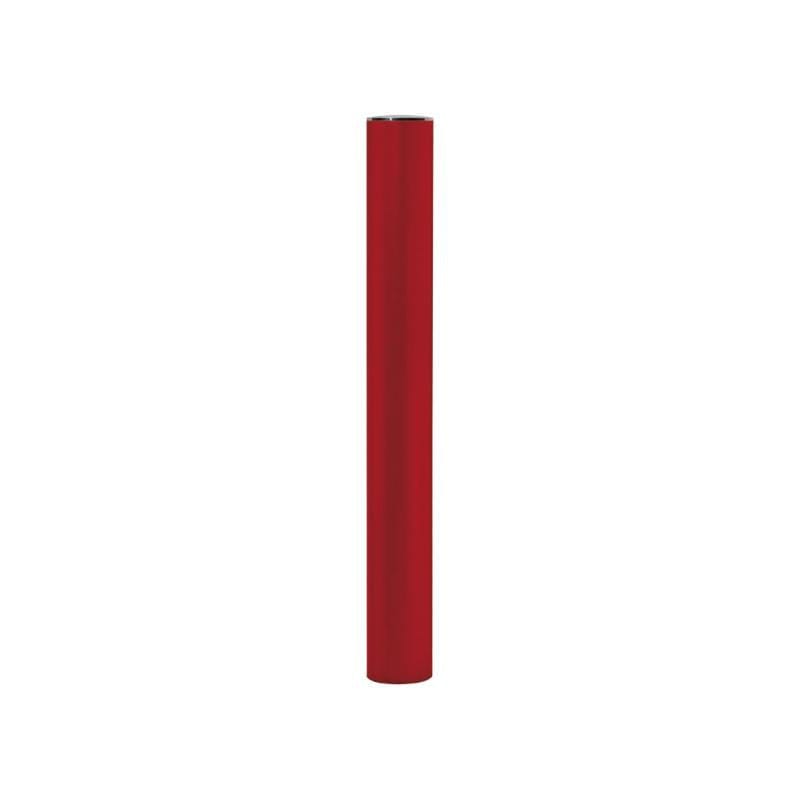 Cityscape Direct Province Brushed Steel Bollard 114mm diameter / Burgundy (RAL 3004) / Standard (10mm)